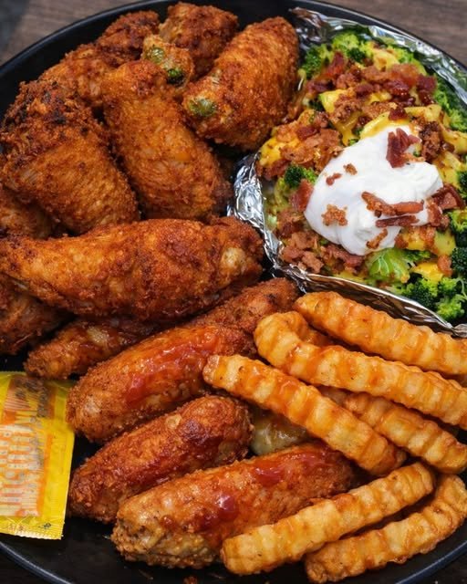 The Ultimate Wings & Loaded Sides Platter