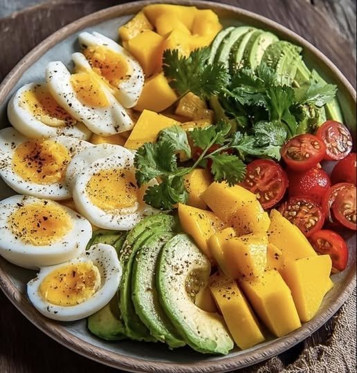 The Ultimate Egg, Avocado & Mango Power Bowl