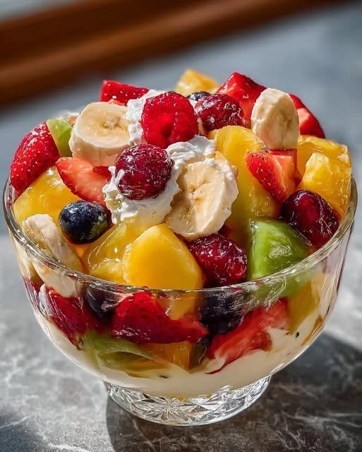 Creamy Fruit Salad Delight